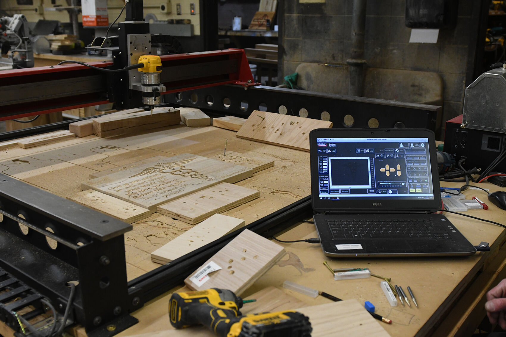 Sioux Center High School CNC router